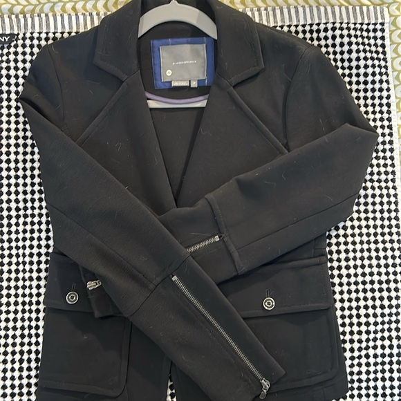 Anthropologie black moto blazer - Picture 2 of 4